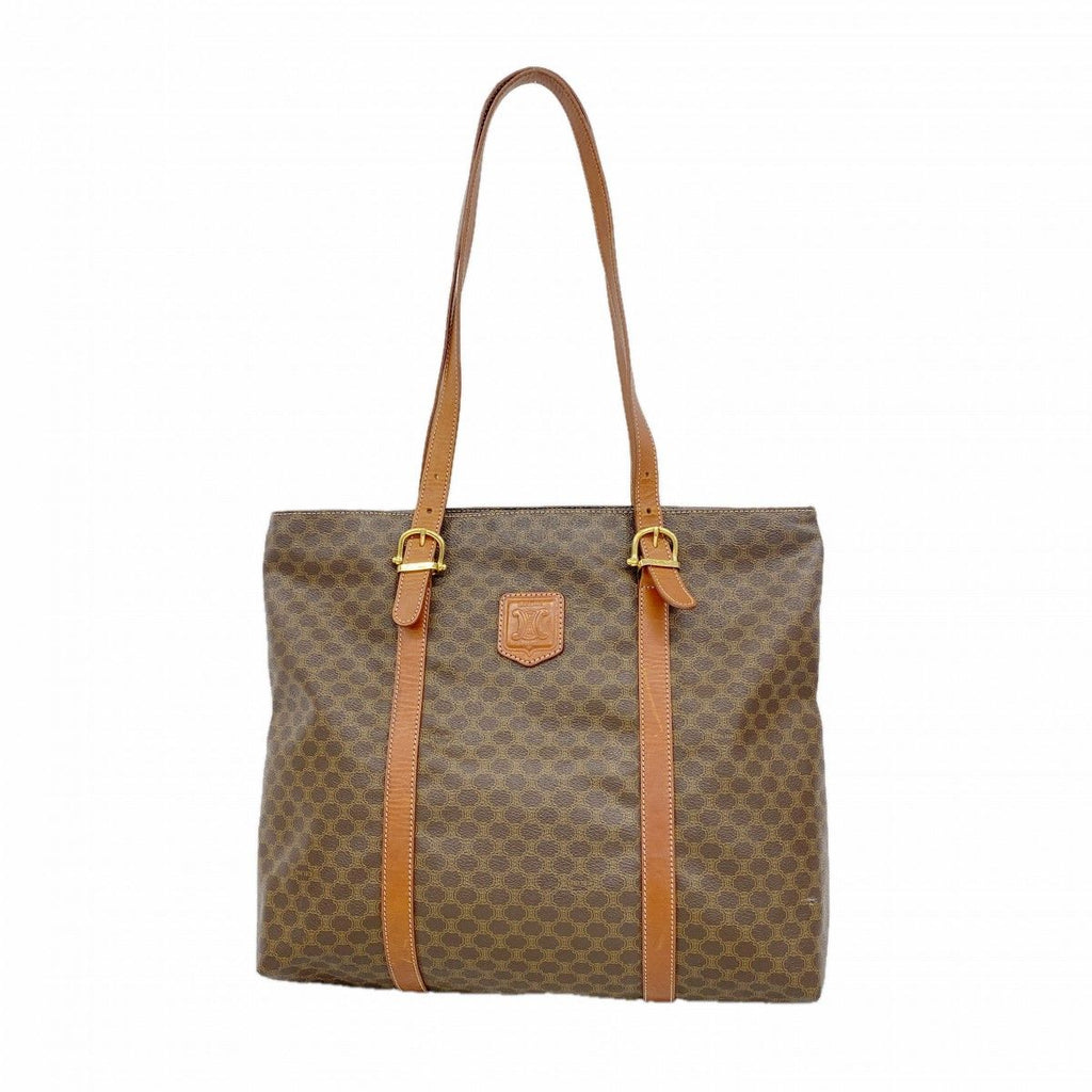 Celine Tote Macadam Brown Gold