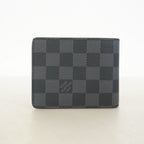 Louis Vuitton Wallet Damier Graphite Portefeuille Calf Black Gray — view 7