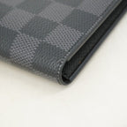 Louis Vuitton Wallet Damier Graphite Portefeuille Calf Black Gray — view 5