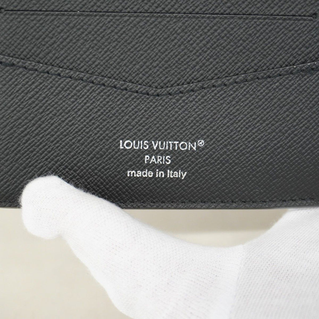 Louis Vuitton Wallet Damier Graphite Portefeuille Calf Black Gray — view 4