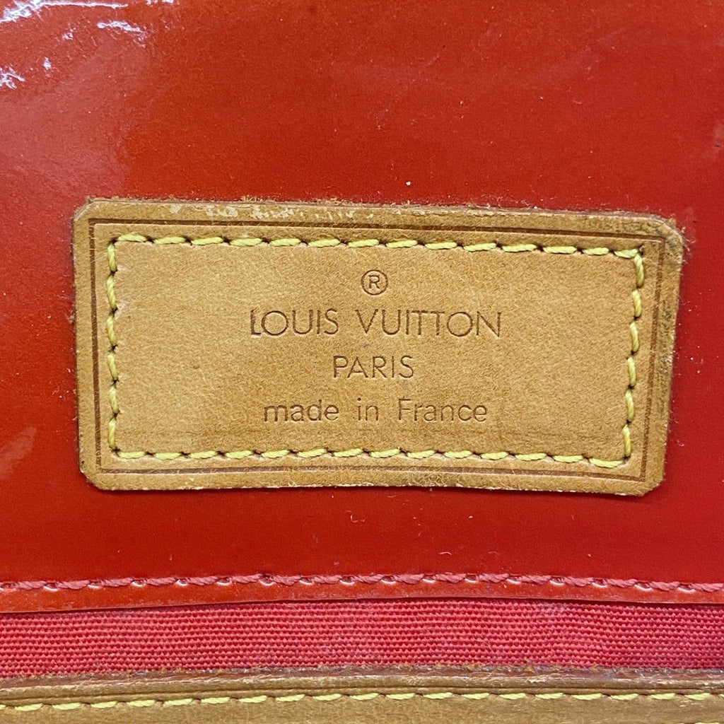 Louis Vuitton Handbag Vernis Reed PM Rouge — view 5