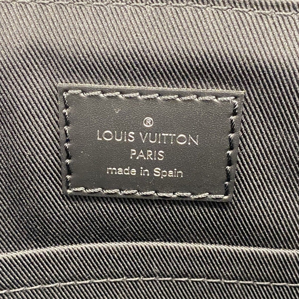 Louis Vuitton Shoulder Bag Monogram Eclipse District PM Black — view 5