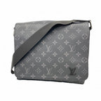 Louis Vuitton Shoulder Bag Monogram Eclipse District PM Black