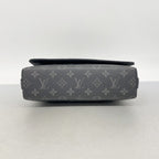 Louis Vuitton Shoulder Bag Monogram Eclipse District PM Black — view 3