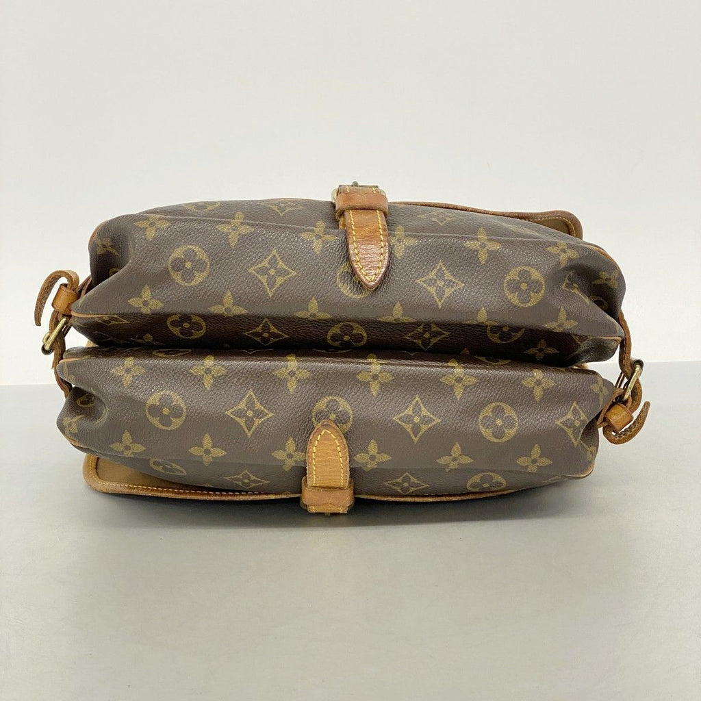 Louis Vuitton Shoulder Bag Monogram Saumur 30 Brown — view 3