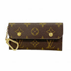 Louis Vuitton Coin Case Monogram Multicles Mule Brown