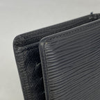 Louis Vuitton Wallet Epi Portefeuille Brazza Noir — view 7