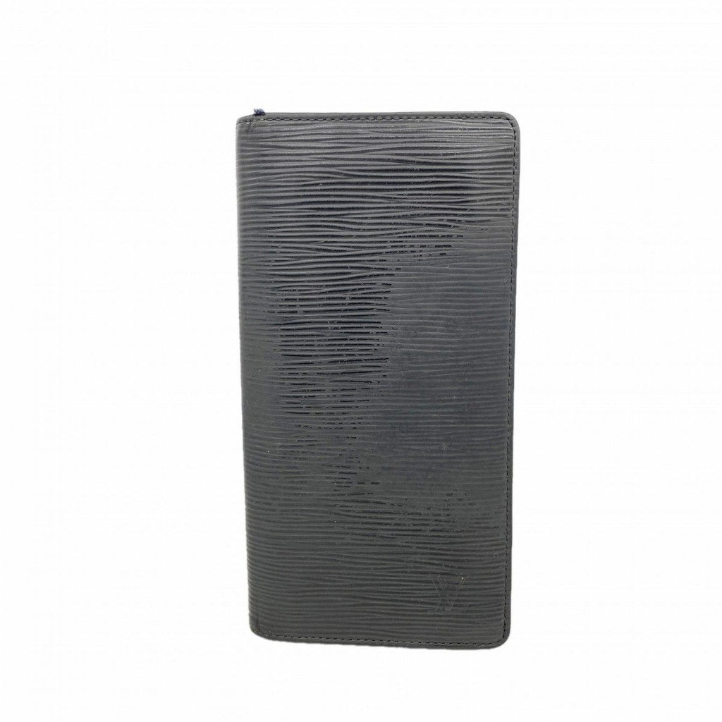 Louis Vuitton Wallet Epi Portefeuille Brazza Noir