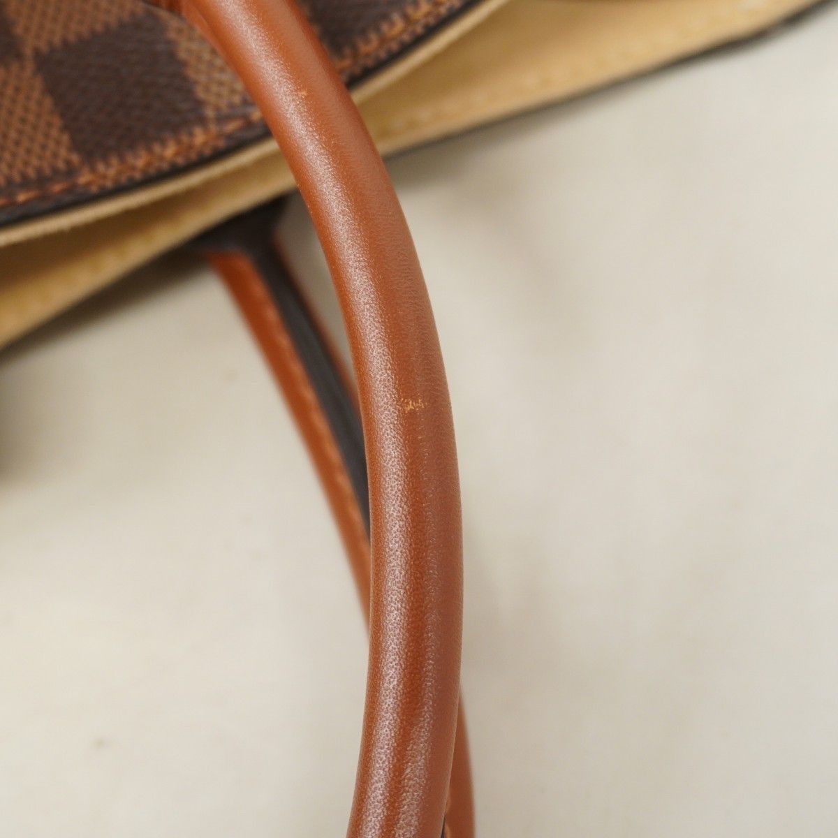 Louis Vuitton Handbag Damier LV Riverside Ebene Cream 2-Way — view 8