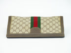 Gucci Vintage Sherry Line GG Supreme Clutch Beige — view 5