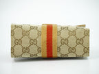 Gucci Sherry Line GG Canvas Pouch Case Beige Shelly — view 3