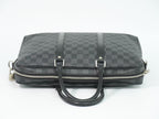 Louis Vuitton LV Porte Document Voyage PM Damier Graphite Business Bag Black — view 5