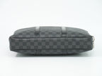 Louis Vuitton LV Porte Document Voyage PM Damier Graphite Business Bag Black — view 3