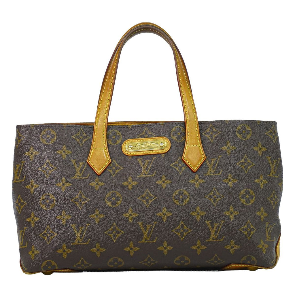 Louis Vuitton LV Wilshire PM Monogram Handbag Brown