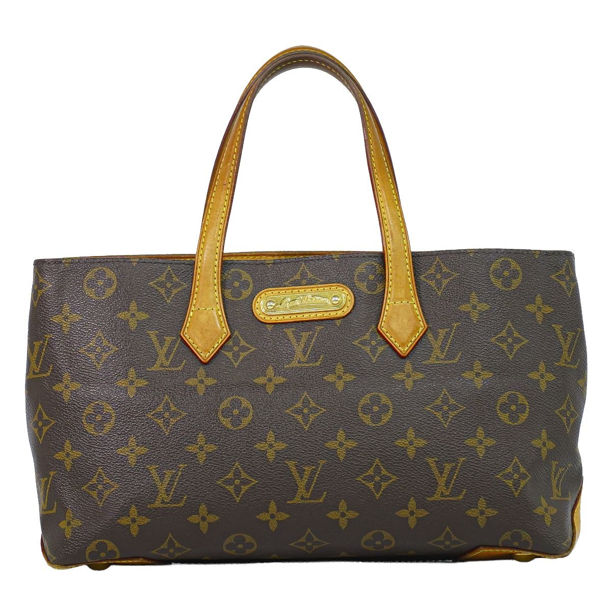 Louis Vuitton LV Wilshire PM Monogram Handbag Brown