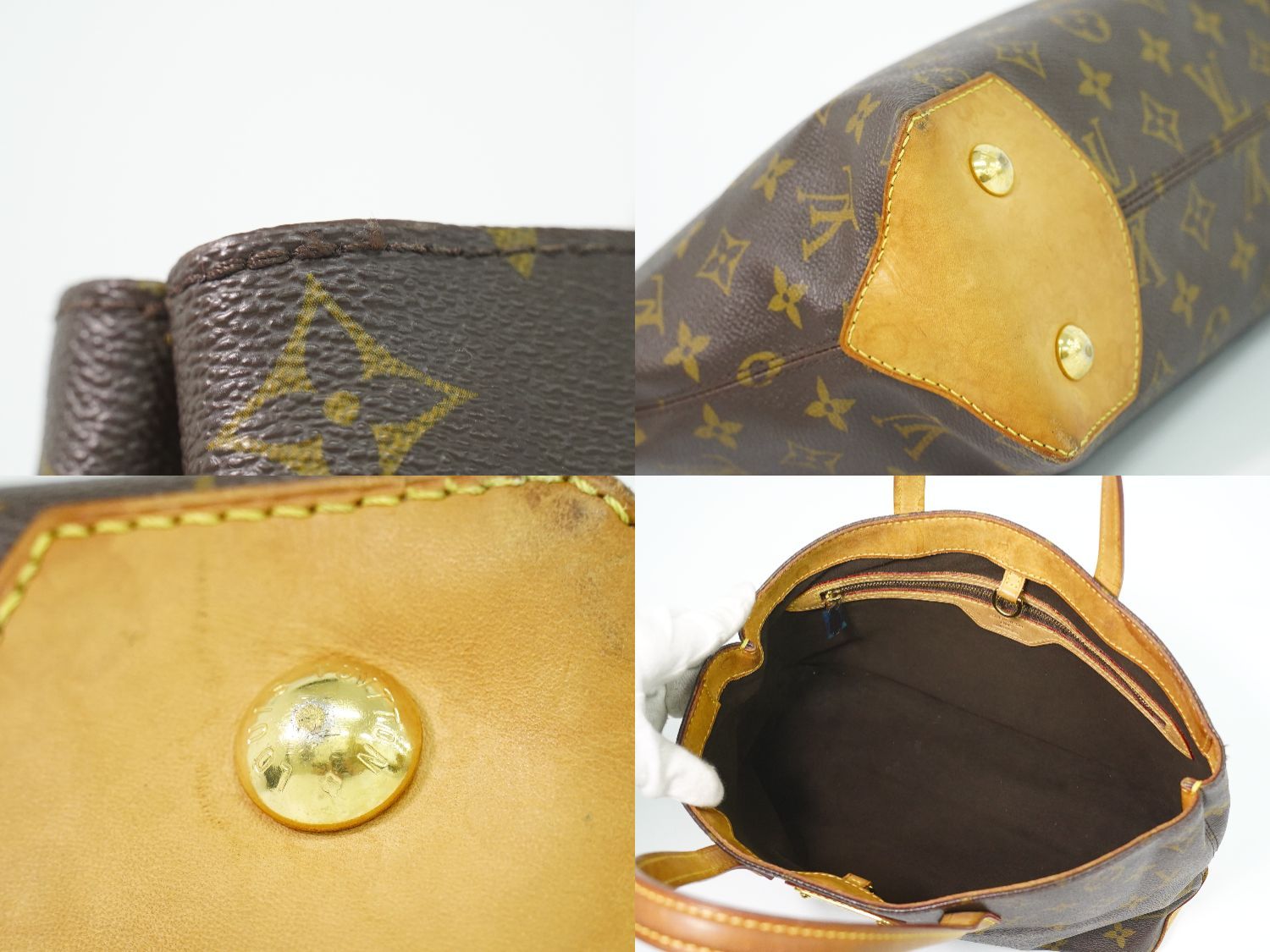 Louis Vuitton LV Wilshire PM Monogram Handbag Brown — view 7