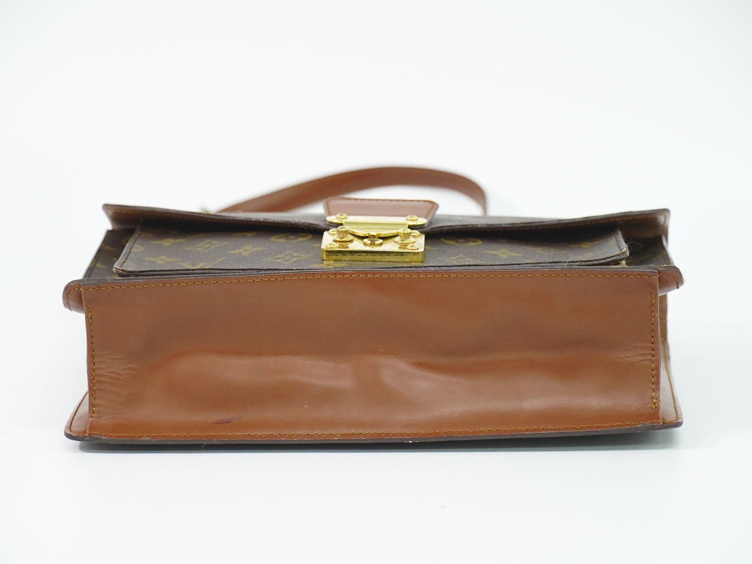 Louis Vuitton LV Monceau Monogram 2-Way Shoulder Bag Brown — view 3
