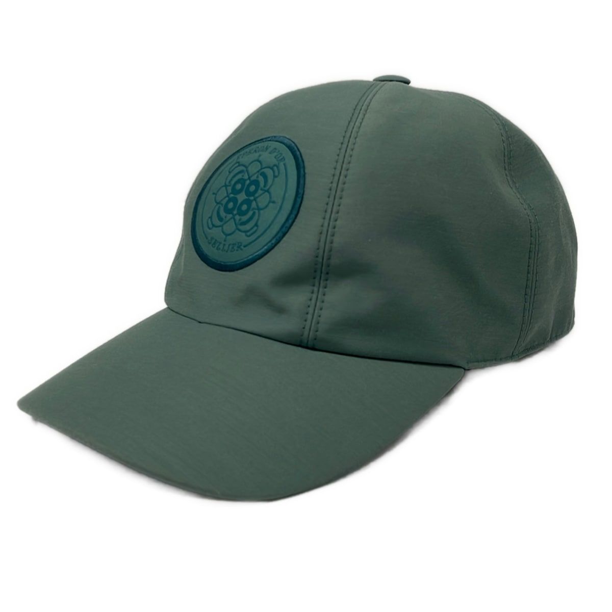 Hermes Cap 58 Blue Green Cotton