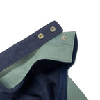 Hermes Cap 58 Blue Green Cotton — view 7