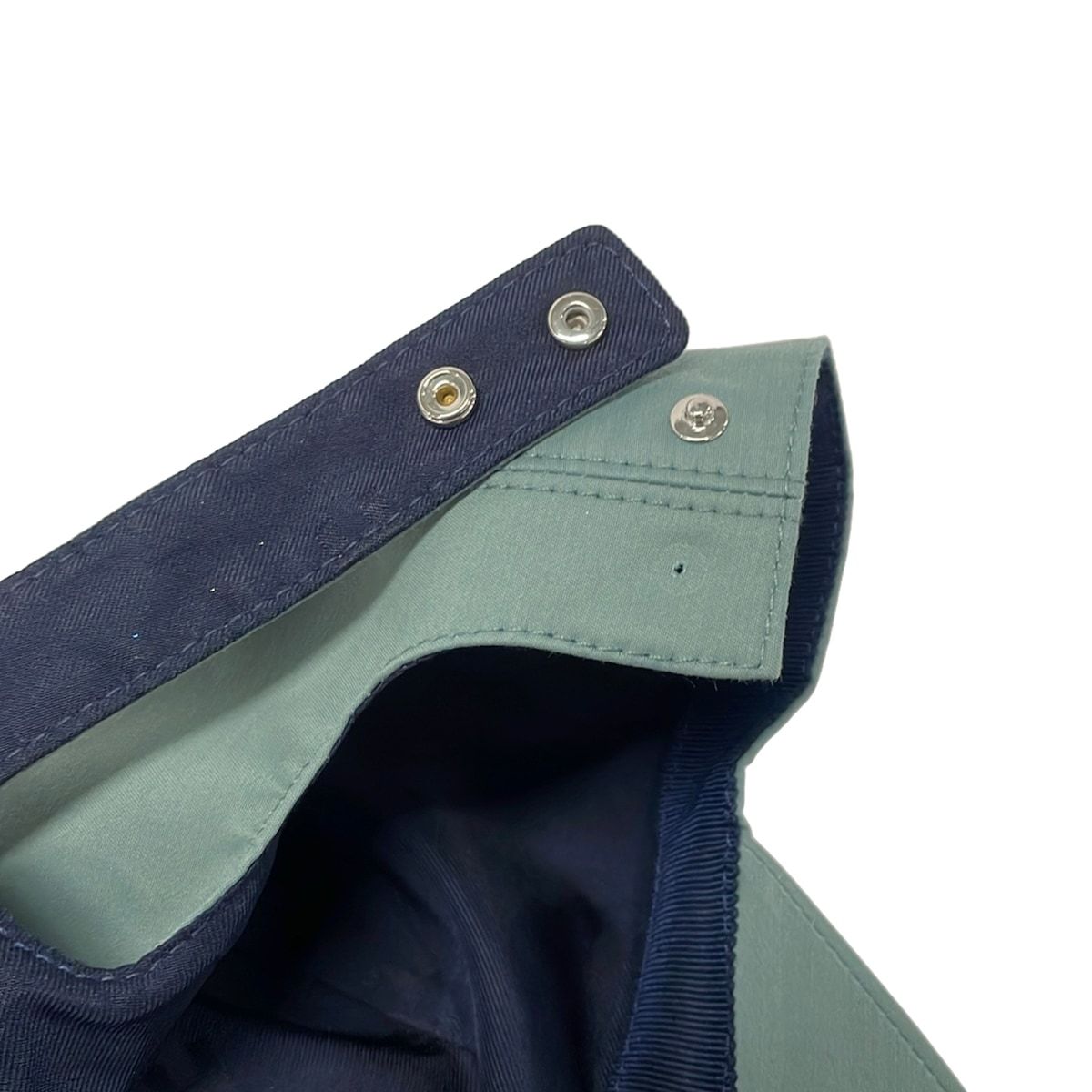 Hermes Cap 58 Blue Green Cotton — view 7
