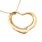 Tiffany & Co Necklace Open Heart 18k Gold Elsa Peretti