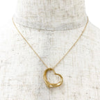 Tiffany & Co Necklace Open Heart 18k Gold Elsa Peretti — view 3