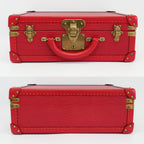 Louis Vuitton Ten Coteville 40 Trunk Case Epi Leather Red Gold Travel — view 3