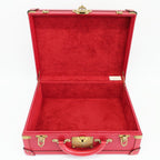 Louis Vuitton Ten Coteville 40 Trunk Case Epi Leather Red Gold Travel — view 5