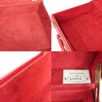 Louis Vuitton Ten Coteville 40 Trunk Case Epi Leather Red Gold Travel — view 6