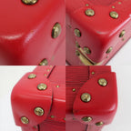Louis Vuitton Ten Coteville 40 Trunk Case Epi Leather Red Gold Travel — view 7