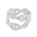 Hermes Ring Chaine D'ancre Double Row 48 Enchainee