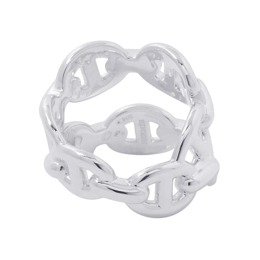 Hermes Ring Chaine D'ancre Double Row 48 Enchainee — view 3