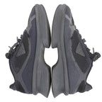 Prada Mesh Fabric Triangle Logo Low Cut Heels Sneakers Black — view 4