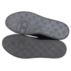 Chanel CC Logo Stitch Shearling Boots Black — view 2