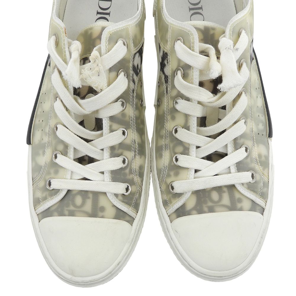 Dior League Low Top Sneakers White Black — view 3