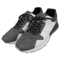 Louis Vuitton Run Away Line Leather Sneakers Black White 8