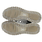 Louis Vuitton Run Away Line Leather Sneakers Black White 8 — view 5