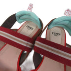 Fendi Colibri Sling Back Pump Sandals Zucca Pattern Pointed Toe 35.5 Heel — view 6