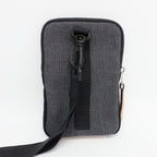 Loewe Ten Nature Neck Pouch Shoulder Bag Gray Yellow Canvas Logo — view 2
