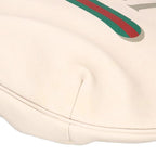 Gucci Logo Print Half Moon Hobo Shoulder — view 4