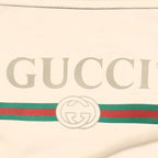Gucci Logo Print Half Moon Hobo Shoulder — view 5