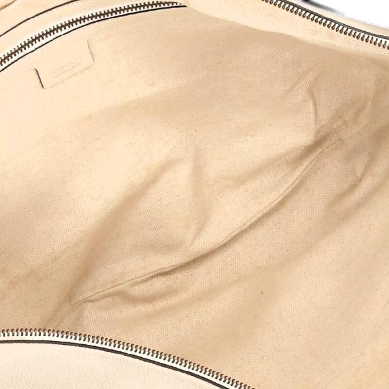 Gucci Logo Print Half Moon Hobo Shoulder — view 3