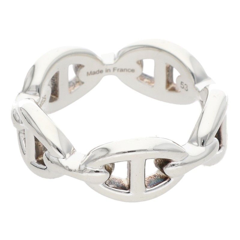 Hermes Chaine D'ancre Enchainee PM Silver Ring — view 4