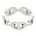 Hermes Chaine D'ancre Enchainee PM Silver Ring