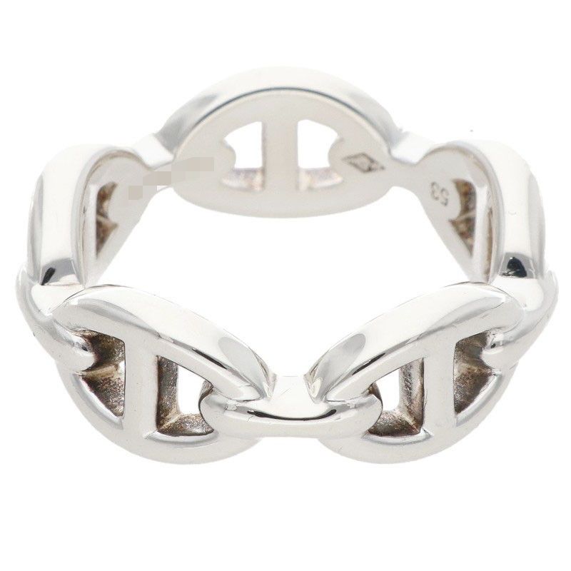 Hermes Chaine D'ancre Enchainee PM Silver Ring — view 2