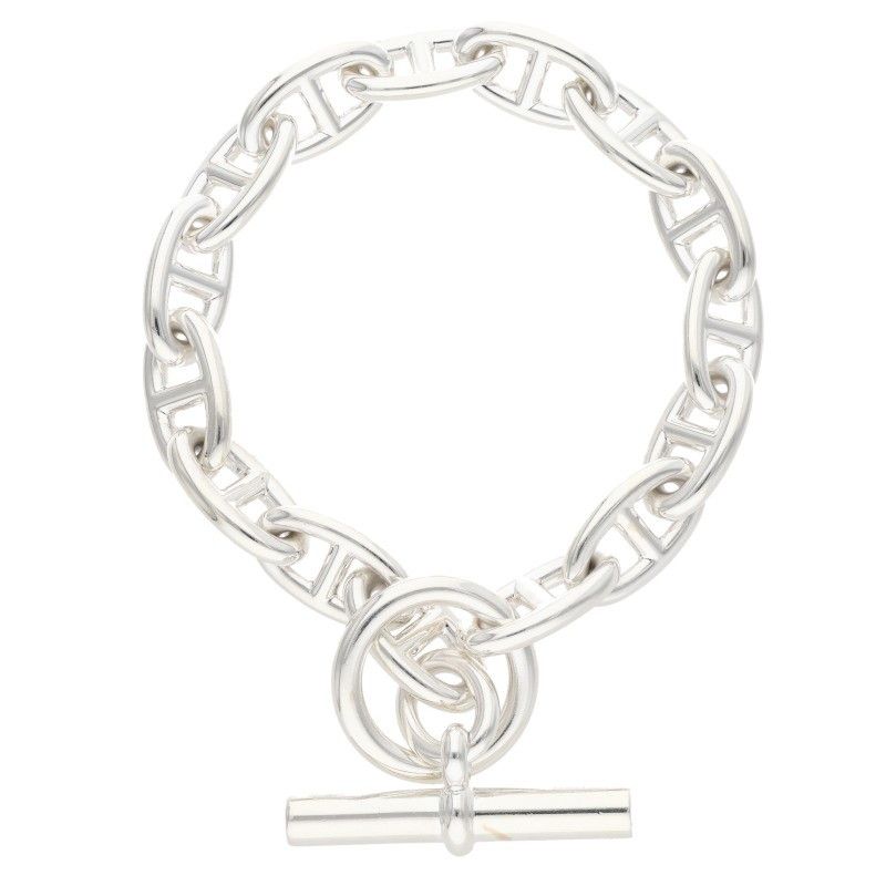 Hermes Chaine D'ancre GM Silver Bracelet