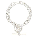 Hermes Chaine D'ancre GM Silver Bracelet