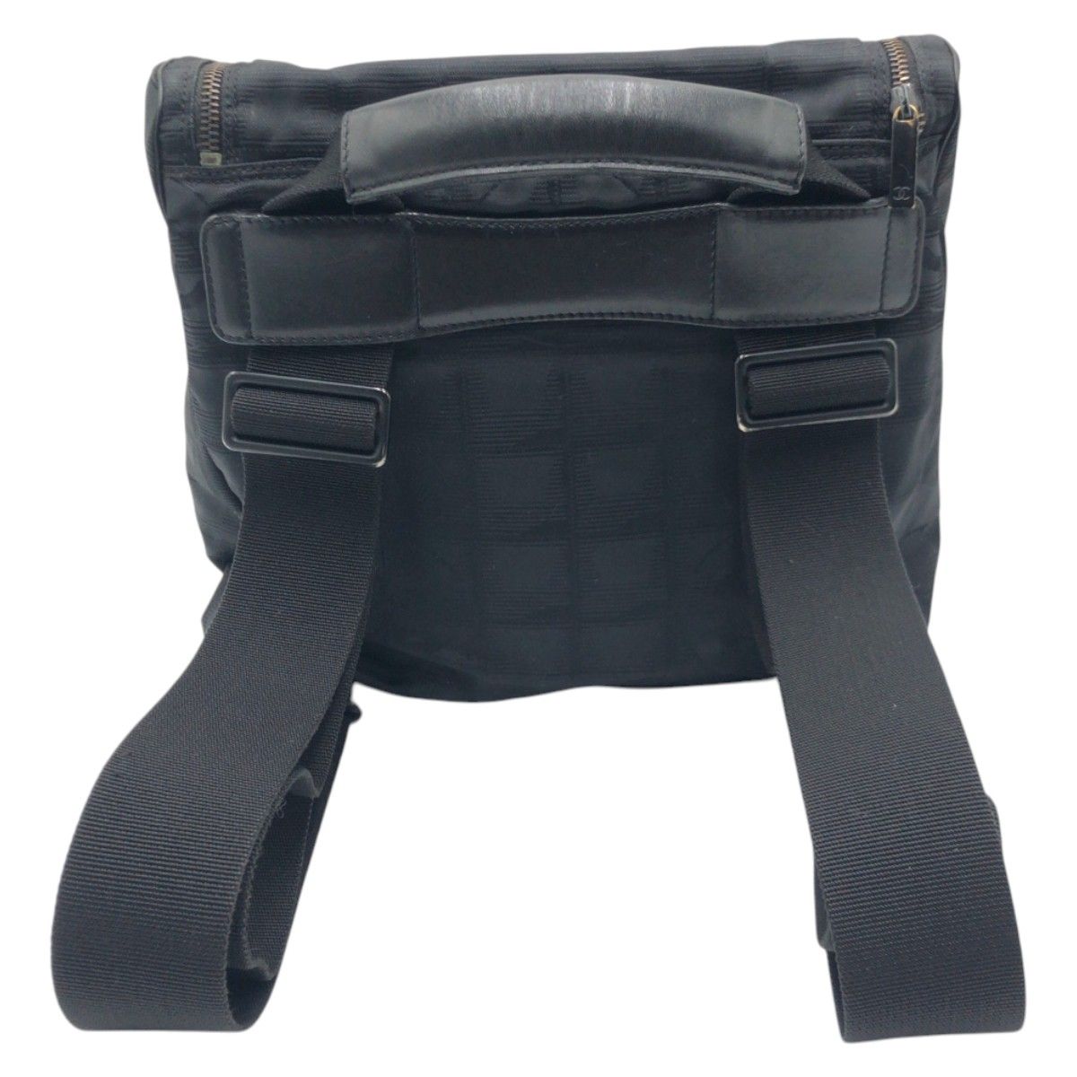 Chanel New Travel Line CC Logo Black Nylon Backpack — view 2
