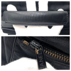 Chanel New Travel Line CC Logo Black Nylon Backpack — view 5