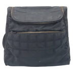 Chanel New Travel Line CC Logo Black Nylon Backpack